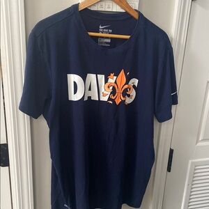 Nike Dallas Anthony Davis Tee - Navy and Orange